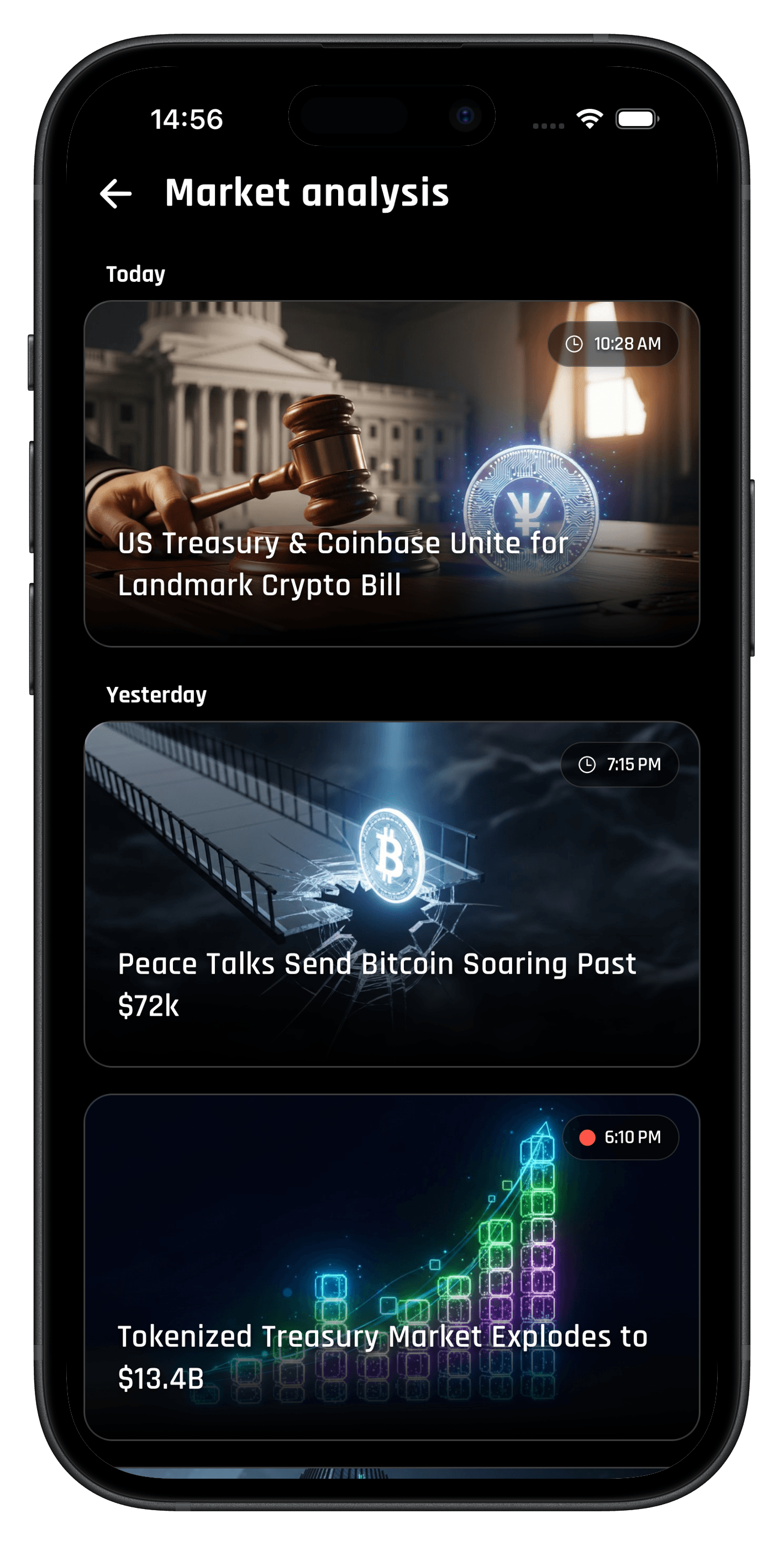 CryptoMind app screenshot